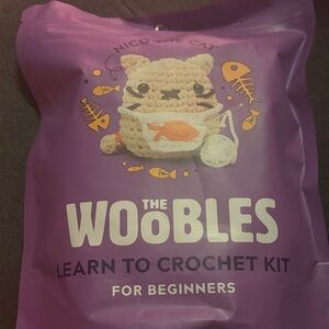 The Woobles Purple Crochet Kit for Beginners